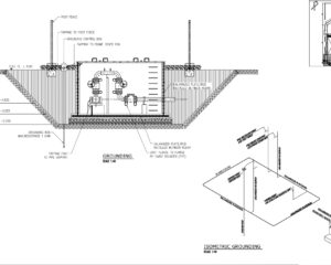isog nng ht civ dwg 002 detail drawing for fencing & grounding page 0002